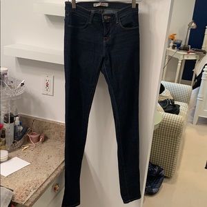Blue denim classic skinny jeans